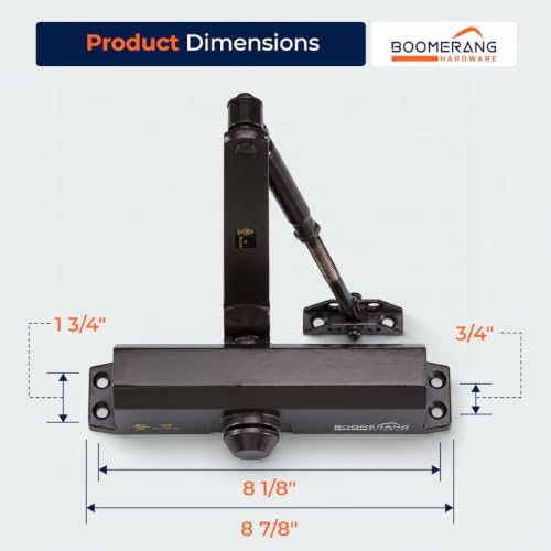 Boomerang D703 Medium-Duty Designer Auto Commercial Door Closer
