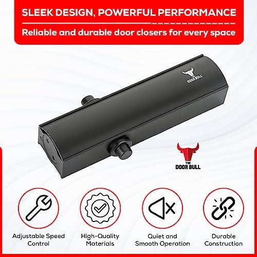 The Door Bull Series 5000 Automatic Door Closer – Hold Open Arm Features