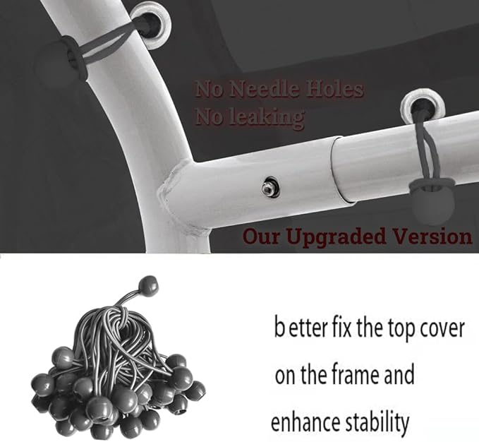 Sidewall Panel with Elastic Ball Bungees,