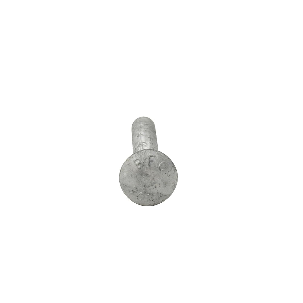 1/4"-20 x 2-1/2" (100 Pack) Galvanized Carriage Bolt Kit Grade 307A...