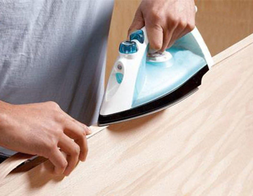 Edge Supply White Oak 2 in x 50 ft Roll – Pre-Glued Iron On Wood Veneer Tape ...