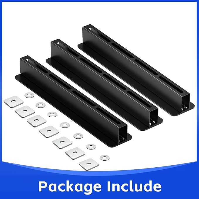 3 Pack Overhead Storage Bin Rack, Ceiling Racks