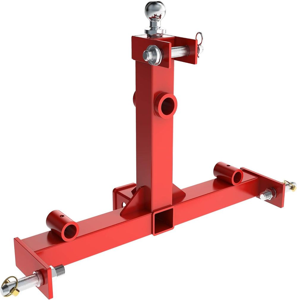 YINTATECH 3 Point Trailer Hitch with 2" Receivers for Tractor Category 1