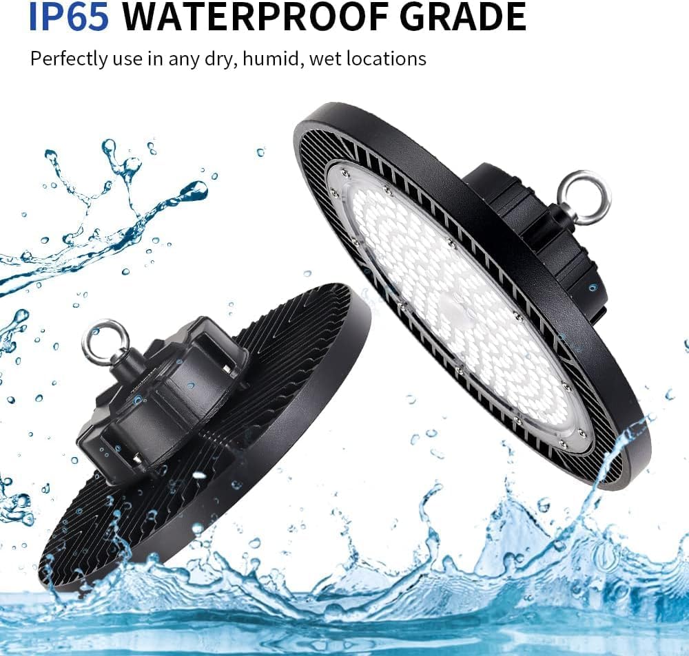 LED High Bay Light, 200W 28000lm 5000K High Bay Led Shop Light with Plug 5