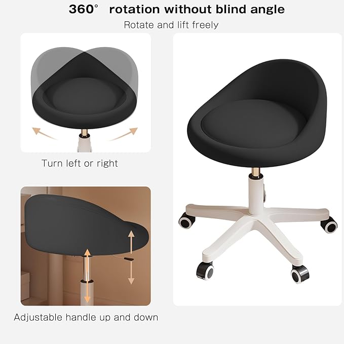 Rolling Stool Rolling Hydraulic Salon Stool