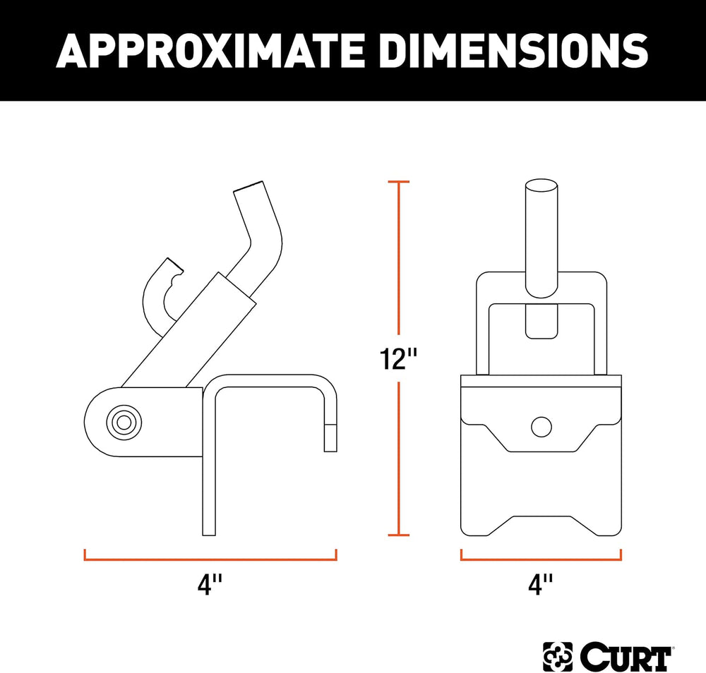 CURT 17008 Replacement Weight Distribution Hitch Hookup Bracket