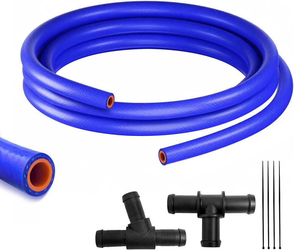 5/8" Silicone Heater Hose 10FT Kit Tee Y Coolant