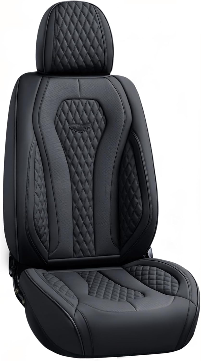 Coverado Seat Covers, Car Seat Covers Front Seats, Black Car Seat Cover, Wate...
