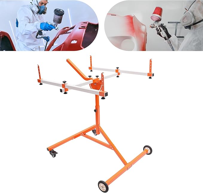 Automotive Rotating Painting Stand Multifunction Freestanding Paint Holder