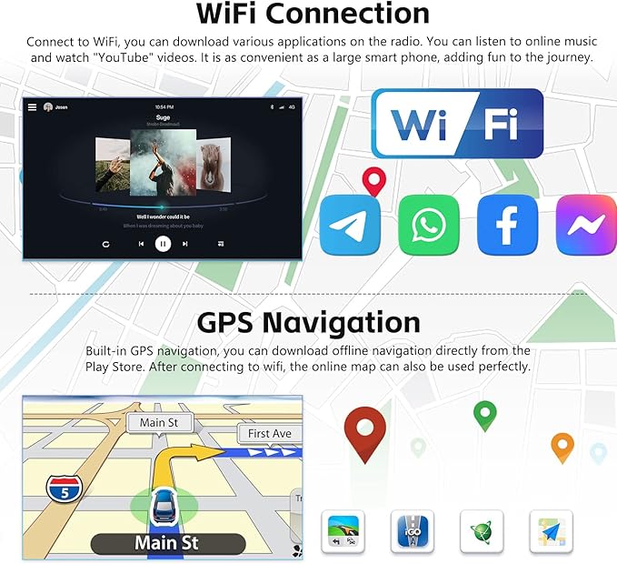 SIXTOP 2+64G Android Car Stereo