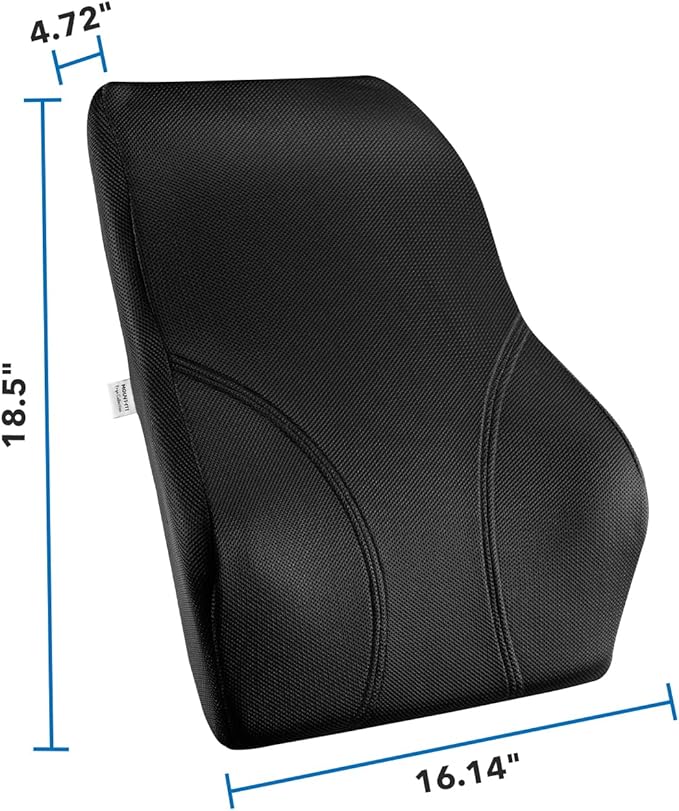 Mount-It! Office Chair Cushion, Lumbar Support Pillow