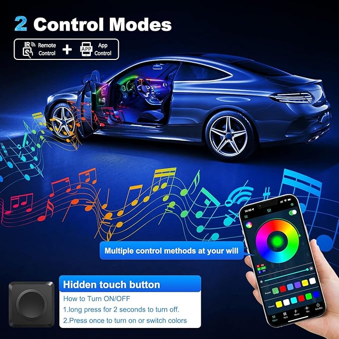 Acrylic Interior Car LED Strip Light