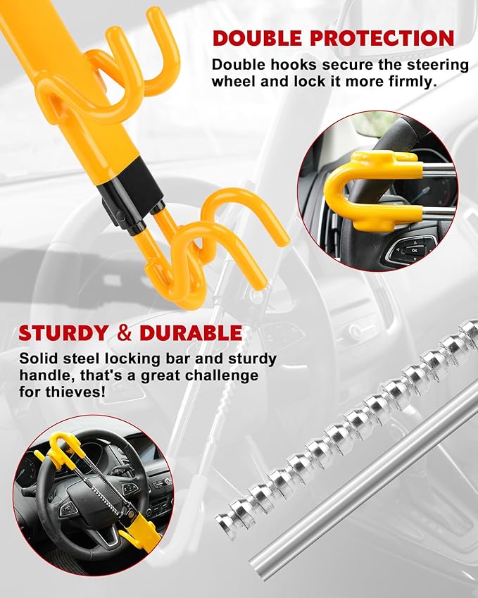 Tevlaphee Steering Wheel Lock