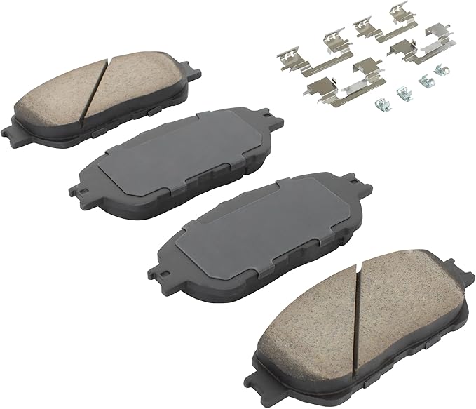 Premium Ceramic Front Brake Pads Compatible