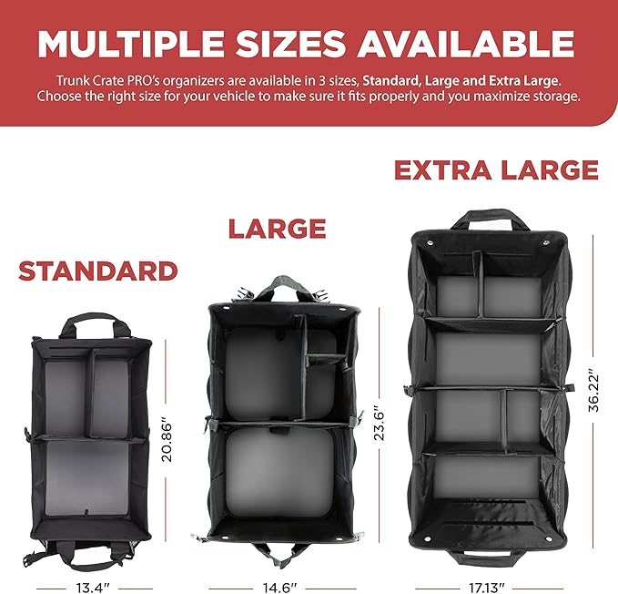 TRUNKCRATEPRO - XL Trunk Organizer