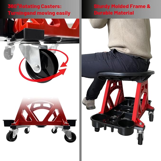 ROBLOCK Durable Mechanic Stool Chair