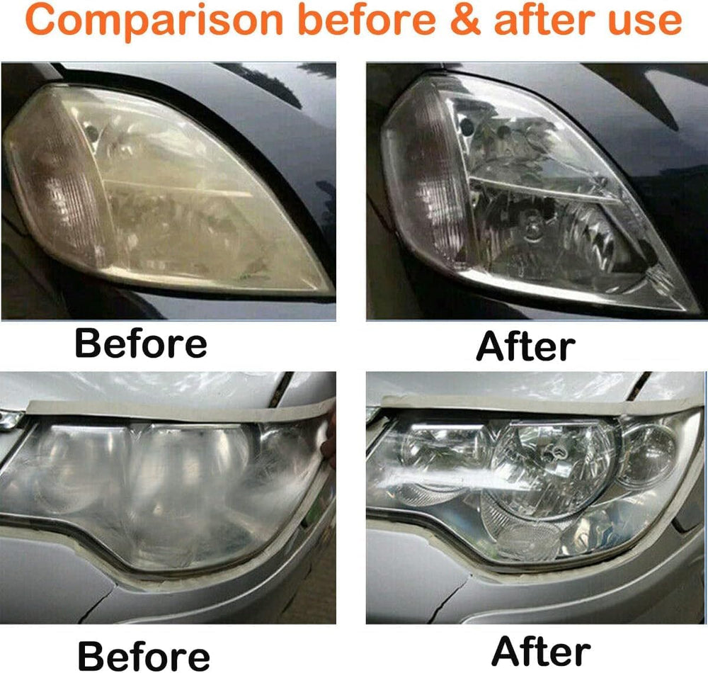 Headlight Repair kit,car Headlight Lens polishing Repair Tool with 200ml car ...
