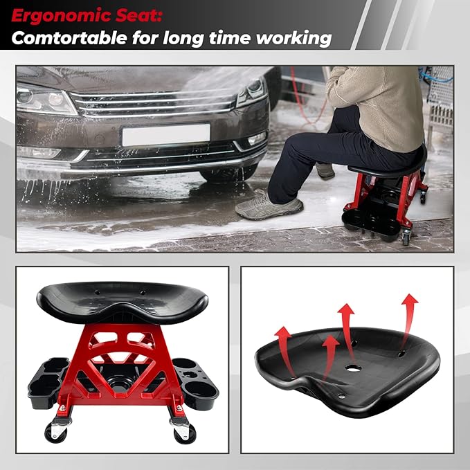 ROBLOCK Durable Mechanic Stool Chair
