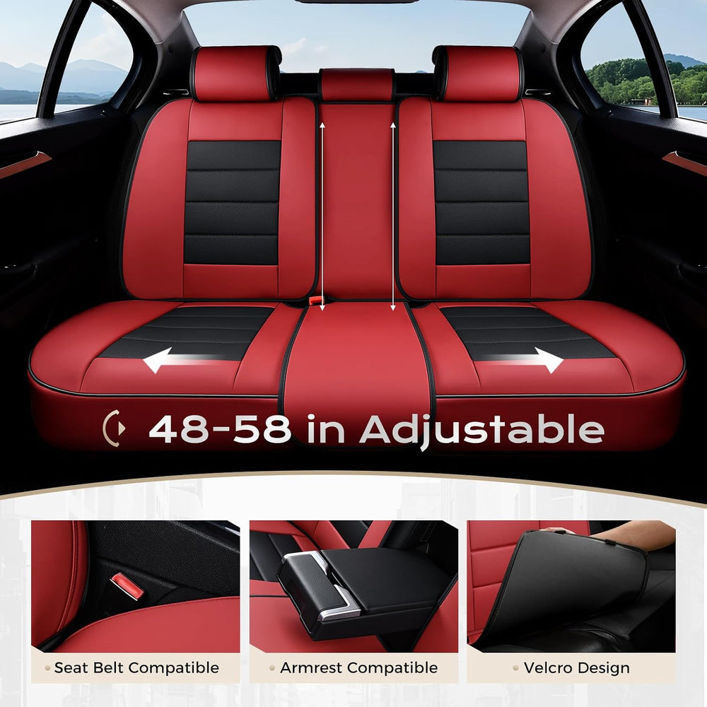 Coverado Car Seat Covers Full Set, Seat Covers for Cars, Front Seat Covers an...