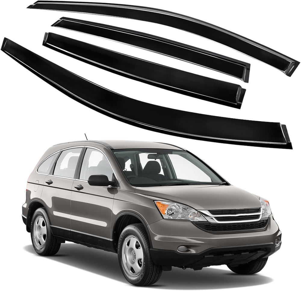 4PCS Rain Guards Window Visors Fits