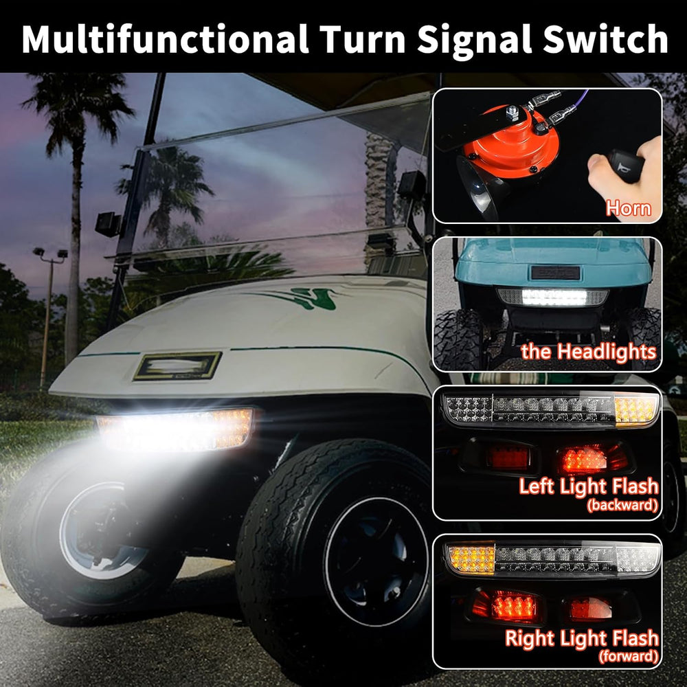 Golf Cart LED Light Kit for EZGO TXT 1996-2013 Gas&Electric Carts Deluxe ...