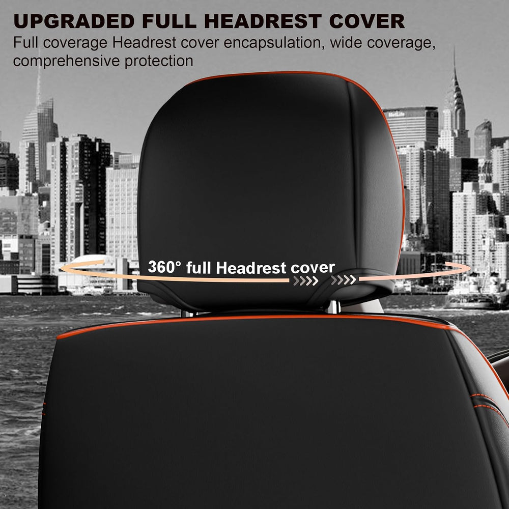 5PCS H7 Front and Back Car Seat Covers Auto Interior Accessories with Water P...