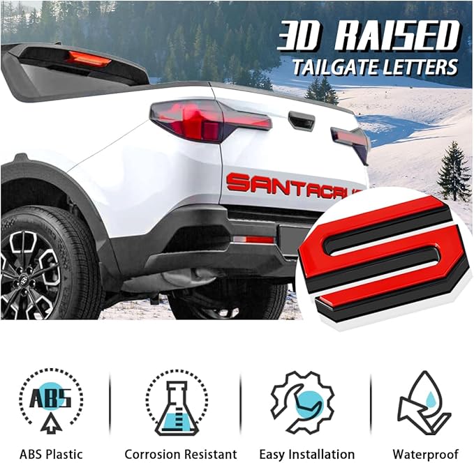 Tailgate Insert Letters Compatible