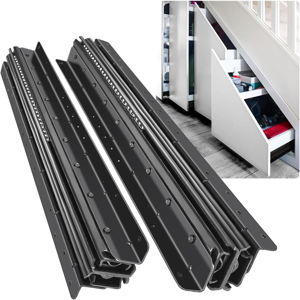 SHUHANG Undermount Heavy Duty Drawer Slides 16 24 32 40 Inch Mount Under 260l...