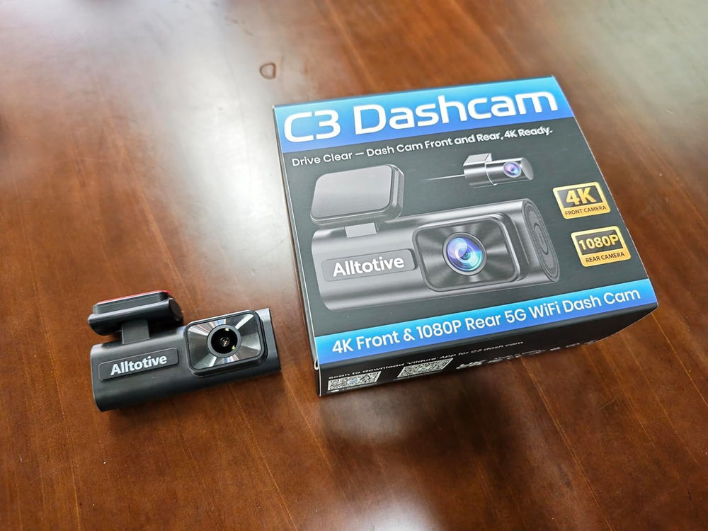 Dash Cam Front and Rear 4K+1080P, Dual Dashcam with 64GB Card