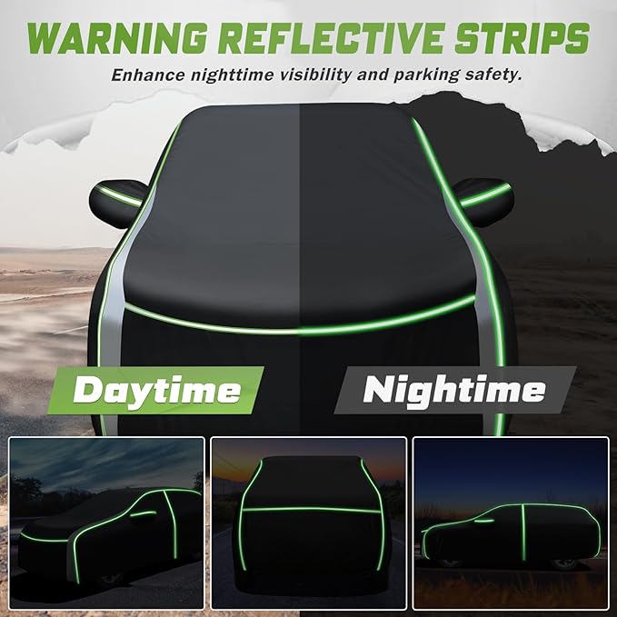 Mixsuper Liner Car Cover for Chrysler Pacifica 1999-2026, 7 Layers Waterproof