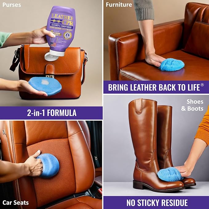 Leather CPR Leather Cleaner And Conditioner