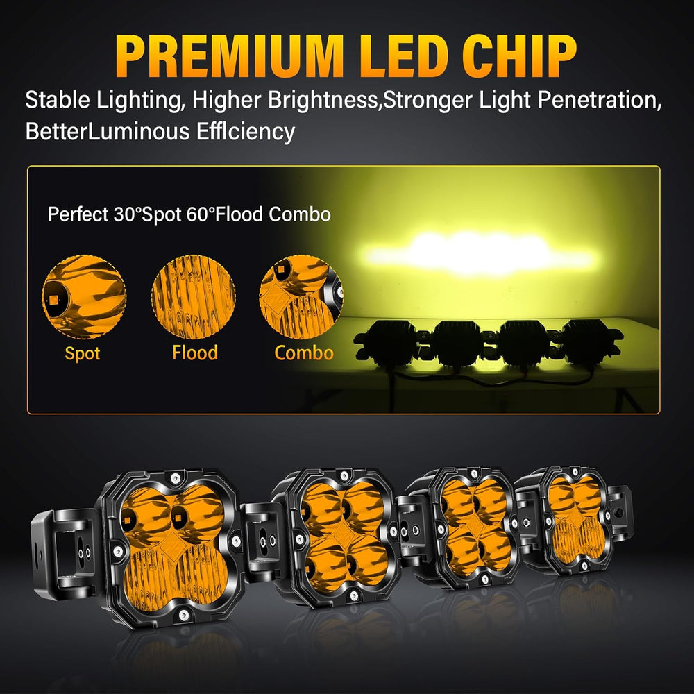 Willpower 27 inch 120W Straight Curved Adjustable & Linkable LED Light Ba...