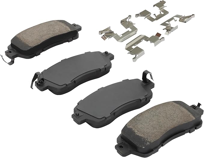Premium Ceramic Front Brake Pads Compatible