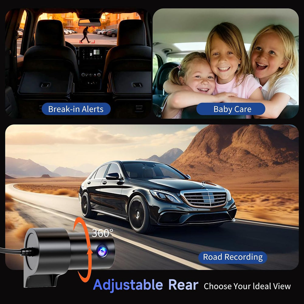 4K Dash Cam Front and Rear with STARVIS 2 Night Vision, Built-in GPS WiFi, 10...