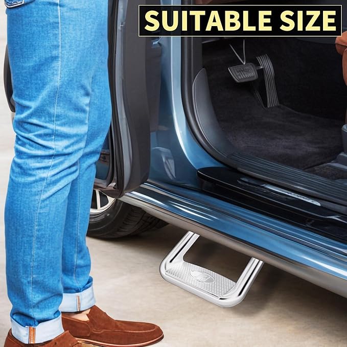 KUAFU Pair Aluminum Universal Side Step Compatible