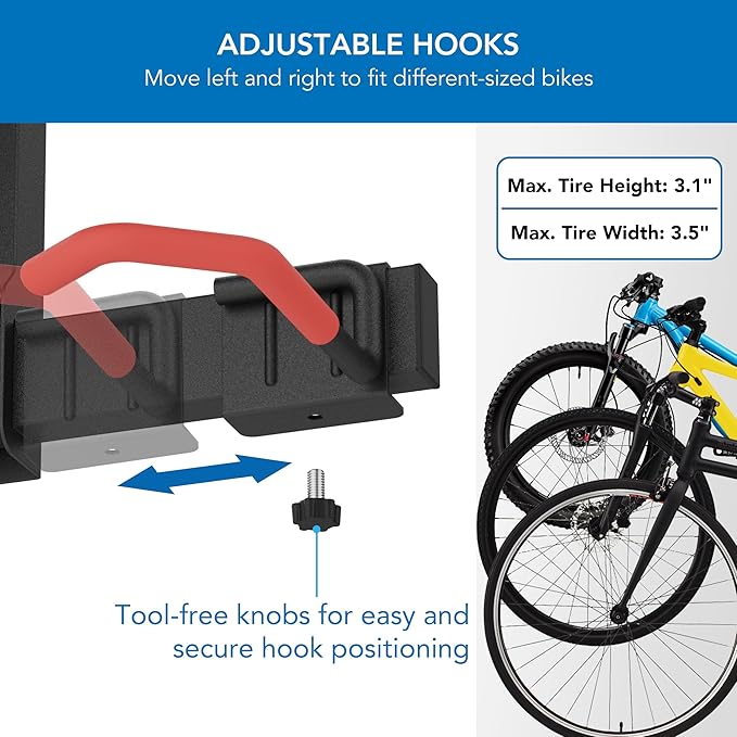 Mount-It! WheelsUp Bike Storage Rack