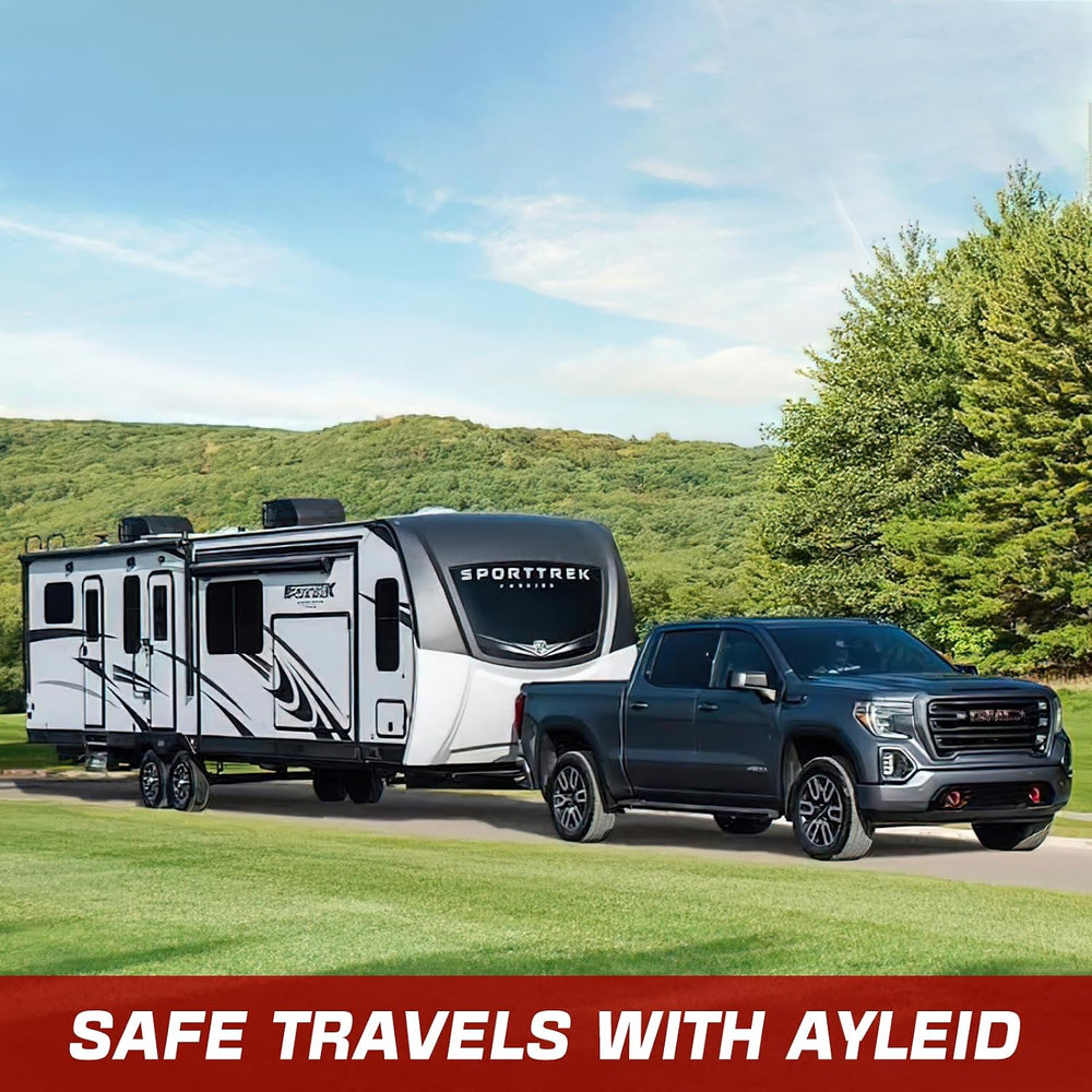 Trailer Hitch Tri-Ball Mount with Anti-Theft Locking Hitch Pin&Hook&R...