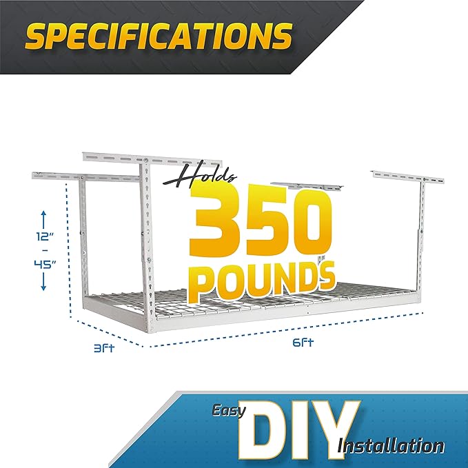MonsterRax Overhead Garage Storage Rack