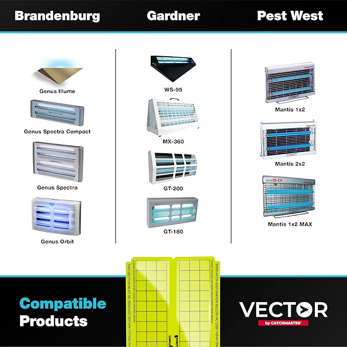 Catchmaster Vector Trap Replacement, UV Light Fly Traps (12-Pk)