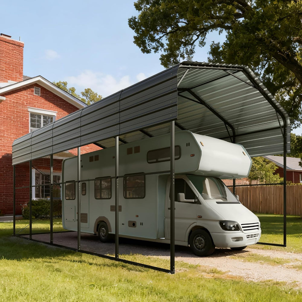 PHI VILLA 14X25 RV Carport, Metal Carports Canopy Heavy Duty Car Garage