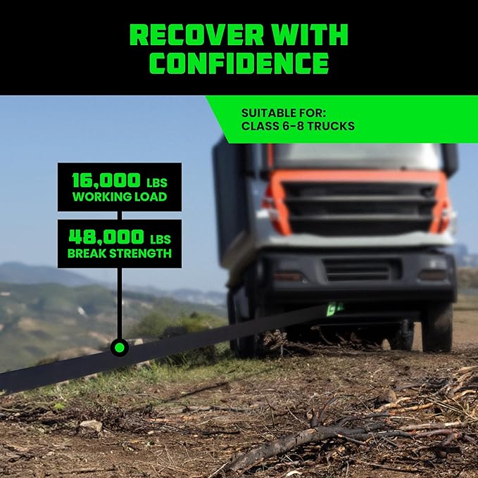 Rhino USA Recovery Tow Strap