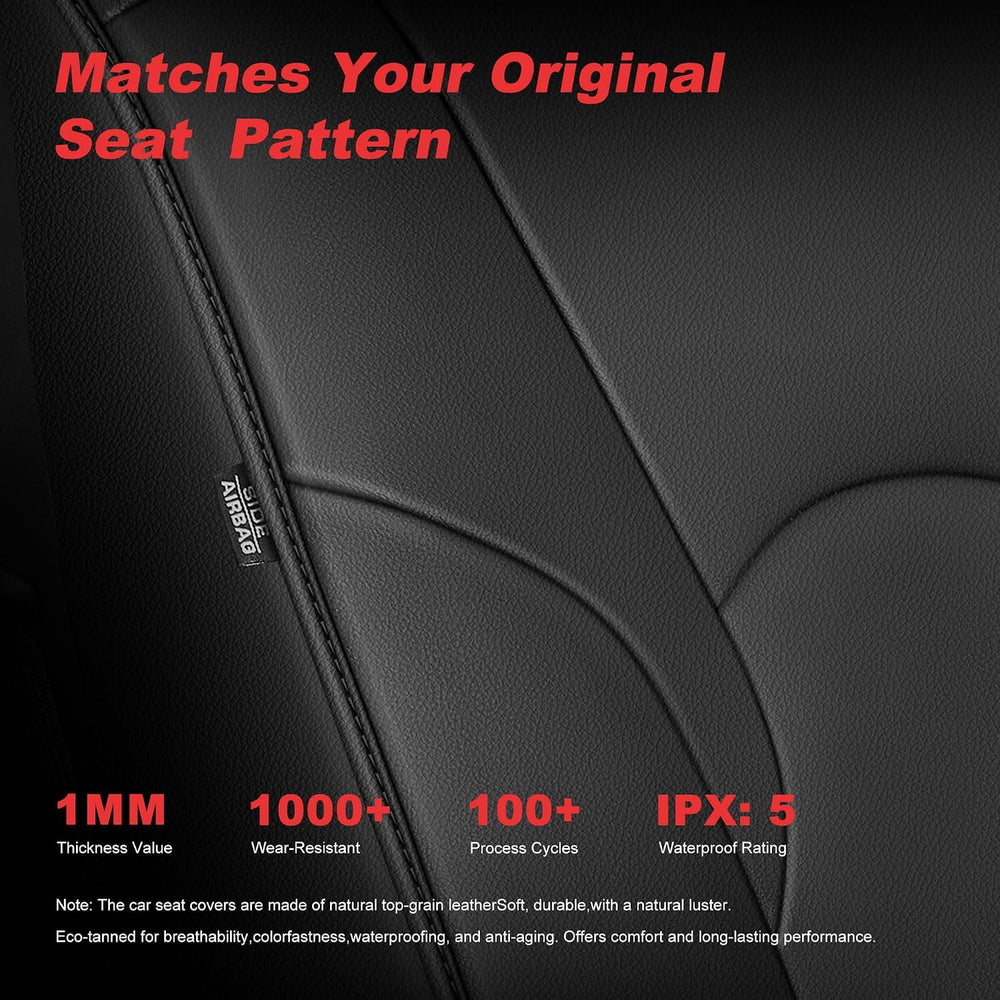Custom Fit Faux Leather Seat Covers for Honda Accord 2023-2026