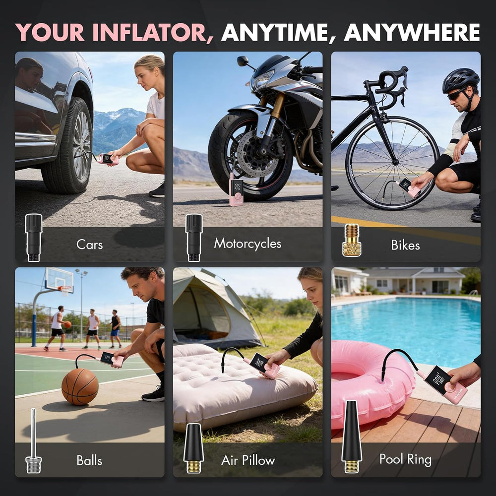 150PSI Tire Inflator Portable Air Compressor with Fast Inflation