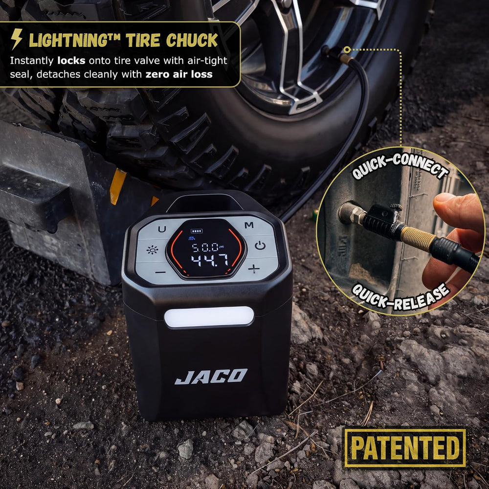 JACO Aura SX2 Cordless Tire Inflator Portable Air Compressor Car Air Pump