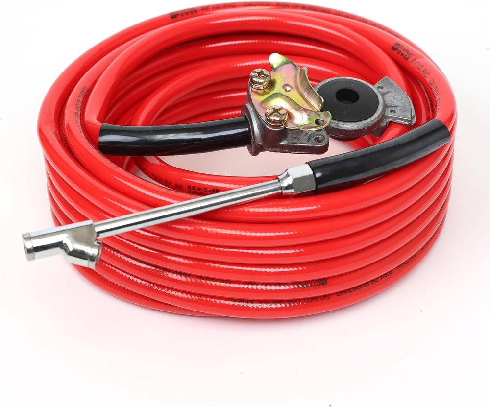 DYNAMIC POWER Truck Tire Inflator Kit- 3/8" X 50' Air Hose with Univ...