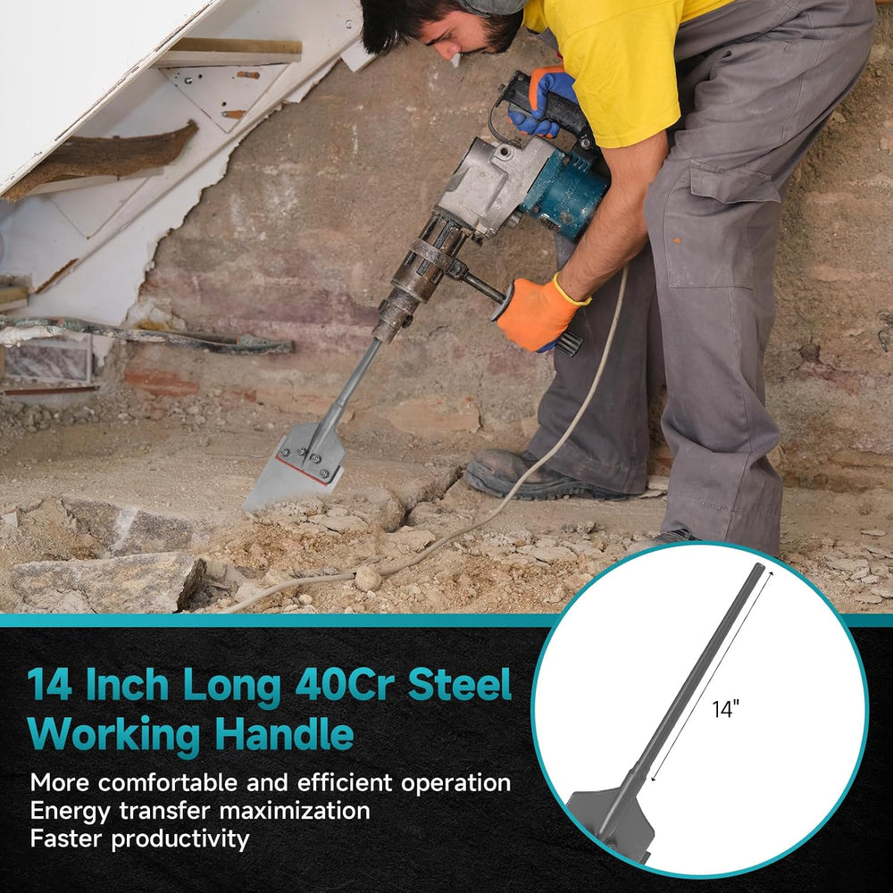 SDS-Max Shank 6 Inch Floor Scraper Chisel Bit