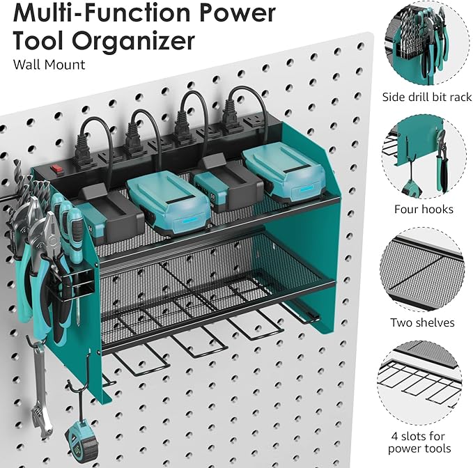 CCCEI Modular Power Tool Organizer Wall Mount