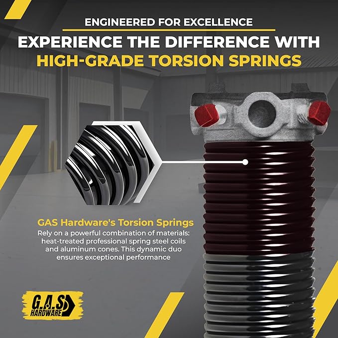 Garage Door Torsion Spring 234x1.75x29 Includes 1” Steel Bearing, and Winding