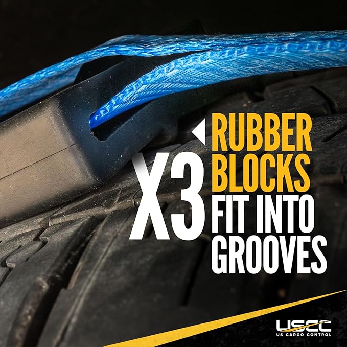 US Cargo Control E Track Wheel Straps (4-Pack)