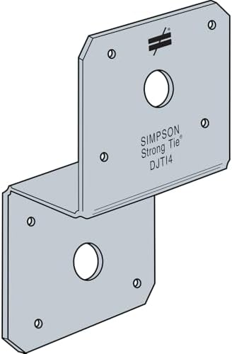 Simpson Strong-Tie DJT14Z DJT 14-Gauge ZMAX Galvanized Deck Joist Tie for 2X ...